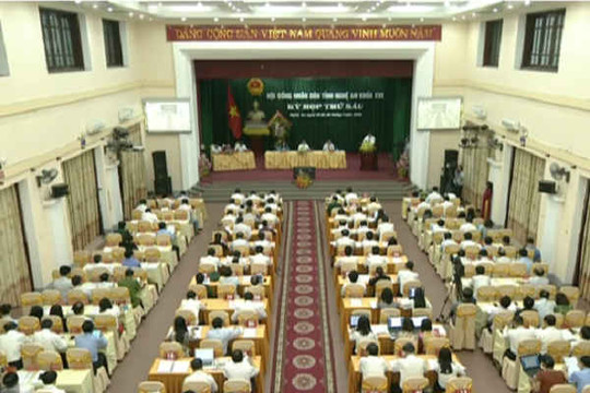 Nghệ An: Khai mạc kỳ họp thứ 6, HĐND tỉnh khóa XVII