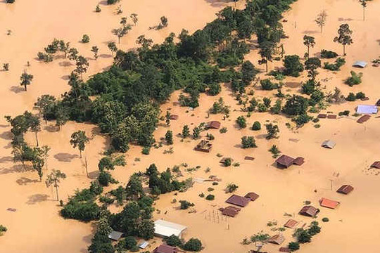 ĐBSCL không bị ảnh hưởng nhiều từ vụ vỡ đập thủy điện tại Lào