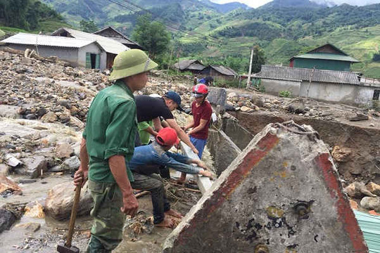 Yên Bái: Nỗ lực khắc phục hậu quả mưa lũ, sạt lở đất