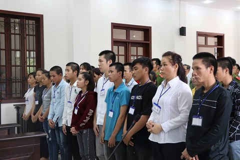 Các đối tượng gây rối ở Đồng Nai lĩnh án 8-18 tháng tù