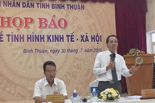 Bình Thuận họp báo 6 tháng đầu năm 2018: Lĩnh vực môi trường được quan tâm