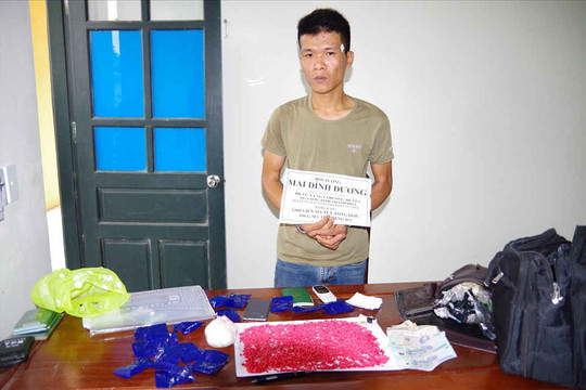 Hà Tĩnh: Bắt đối tượng vận chuyển 3.000 viên ma túy tổng hợp