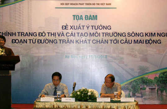 Chuyên gia đề xuất ý tưởng chỉnh trang đô thị và cải tạo môi trường sông Kim Ngưu