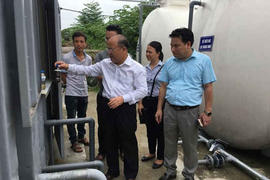 Kiểm tra vận hành hệ thống xử lý nước rỉ rác Xuân Hòa
