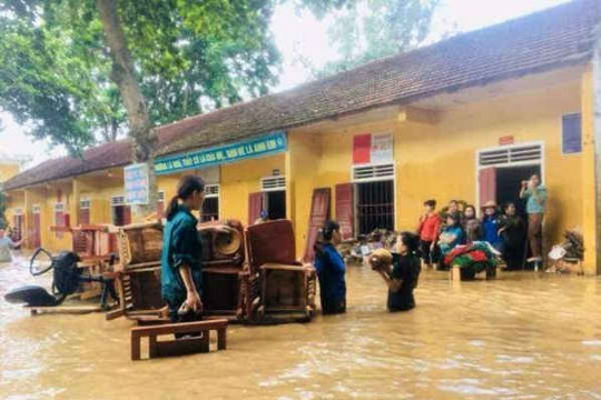 Nghệ An: Nỗ lực khắc phục hậu quả mưa lũ