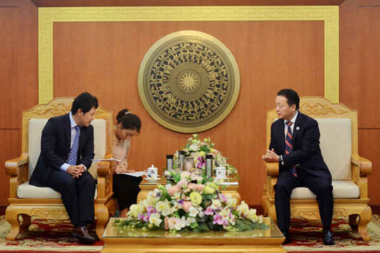 Bộ trưởng Trần Hồng Hà tiếp Phó Đại sứ Nhật Bản chào từ biệt kết thúc nhiệm kỳ