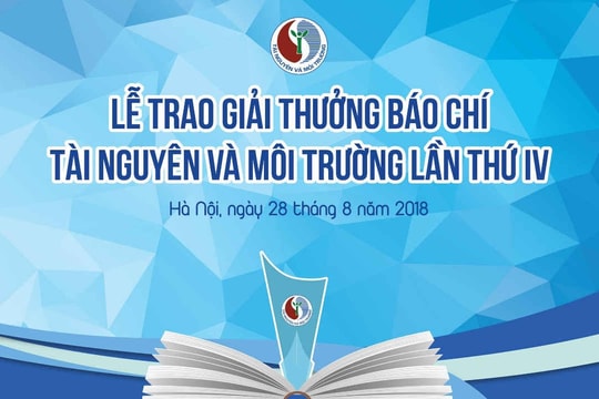 Tôn vinh 29 tác phẩm xuất sắc nhất của Giải thưởng báo chí tài nguyên và môi trường lần thứ IV