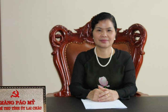 Bà Giàng Páo Mỷ giữ chức Bí thư Tỉnh uỷ Lai Châu