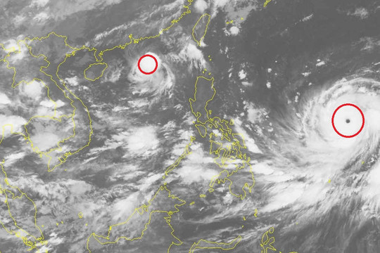 Siêu bão cấp 16 hướng về Biển Đông trong khoảng 3 ngày tới