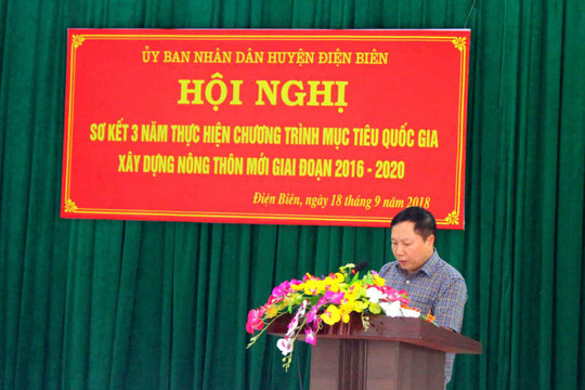 Huyện Điện Biên: Sức bật từ phong trào xây dựng nông thôn mới