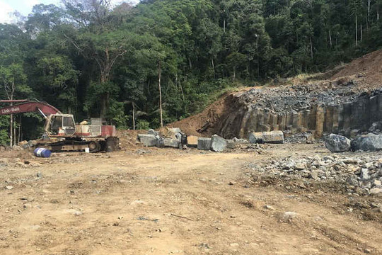 Đắk Nông: Thu hồi giấy phép khai thác mỏ đá đối với 01 doanh nghiệp