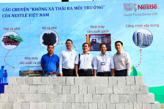Nestlé Việt Nam xây công trình trường học cho hơn 1.000 học sinh bằng gạch từ sản xuất cà phê