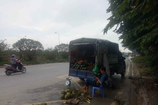 Hà Nội: Chính quyền phường Đại Mỗ có làm ngơ cho nạn bán hàng rong trên Đại lộ Thăng Long ?