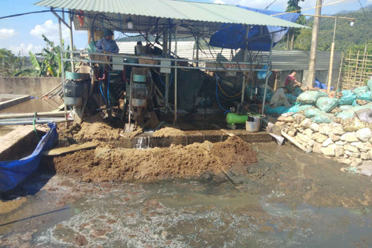 Điện Biên: Sông Nậm Rốm tiếp tục bị ô nhiễm do sơ chế dong riềng
