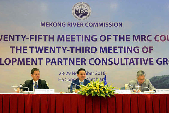 Khai mạc phiên họp Hội đồng Ủy hội sông Mê Công quốc tế lần thứ 25