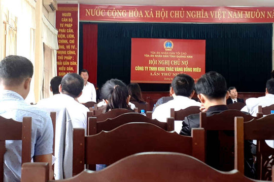 Quảng Nam: Vàng Bồng Miêu chính thức phá sản, để lại số nợ gần 1.000 tỉ đồng