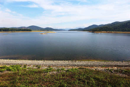 Lượng nước các hồ chứa lưu vực Vu Gia - Thu Bồn đạt 57%