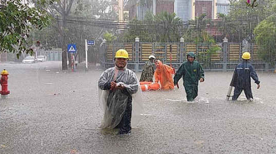 Đà Nẵng đến Bình Định tiếp tục mưa lớn, nguy cơ ngập úng cục bộ