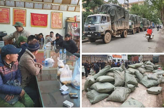Chặn đứng 100 tấn hàng hóa nhập lậu vào Việt Nam, tạm giữ 8 đối tượng