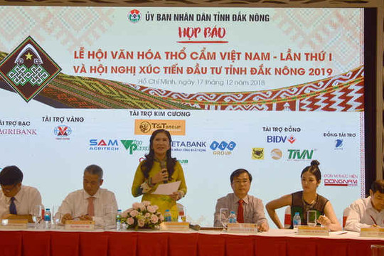 Đắk Nông đăng cai Lễ hội Văn hóa Thổ cẩm Việt Nam - lần thứ nhất