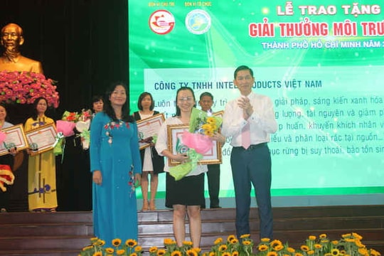 29 tập thể, cá nhân đạt Giải thưởng Môi trường TP.HCM 2018