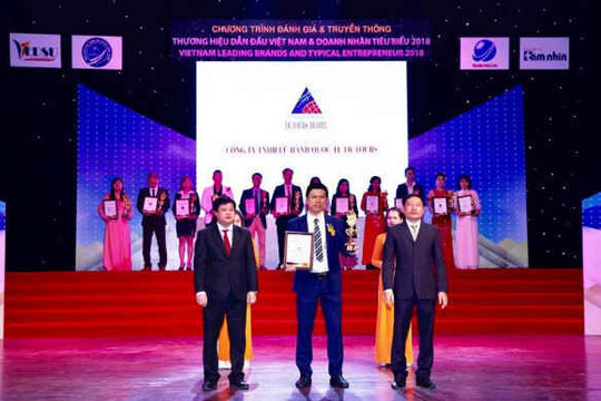 Đưa dòng khách lớn tới Việt Nam, hai doanh nghiệp được vinh danh “ Thương hiệu dẫn đầu Việt Nam và Doanh nhân tiêu biểu 2018”