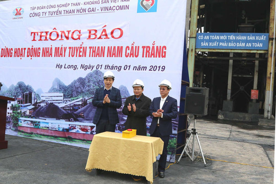 Quảng Ninh: Chấm dứt hoạt động Nhà máy Tuyển than Nam Cầu Trắng bên Vịnh Hạ Long