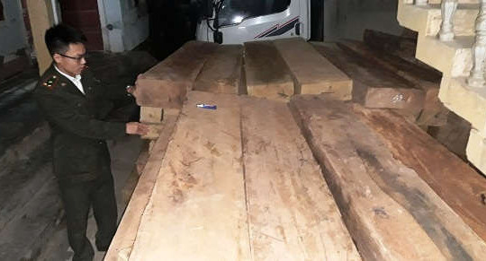 Quảng Bình: Bắt giữ 2 vụ vận chuyển gỗ trái phép