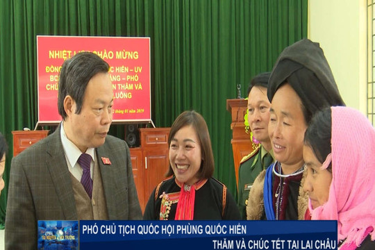 Phó Chủ tịch Quốc hội Phùng Quốc Hiển thăm và chúc Tết tại Lai Châu