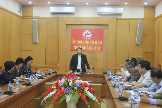 Quỹ Môi trường toàn cầu làm việc với UBND tỉnh Quảng Trị