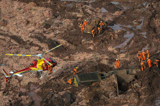 Vỡ đập ở Brazil: Ít nhất 34 người chết, hàng trăm người mất tích