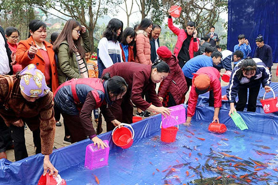 Lào Cai: Tổ chức ngày hội bảo vệ môi trường và thả giống phóng sinh