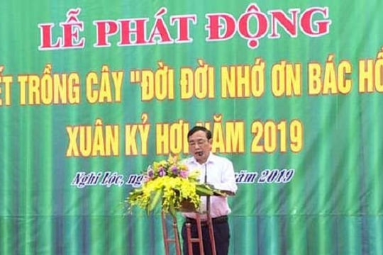 Nghệ An: Tổ chức lễ phát động “Tết trồng cây đời đời nhớ ơn Bác Hồ”