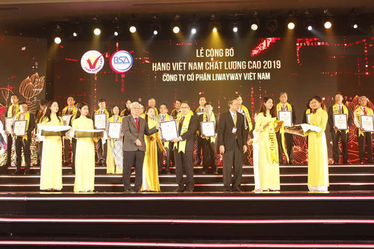 Vedan Việt Nam tiếp tục được vinh danh Hàng Việt Nam chất lượng cao năm 2019