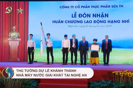 Thủ tướng dự lễ Khánh thành Nhà máy nước giải khát tại Nghệ An