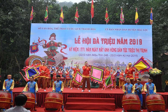 Thanh Hóa: Tưng bừng khai hội đền Bà Triệu 2019