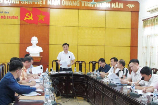 Hà Tĩnh: Sở TN&MT thành lập Tổ công tác kiểm tra hoạt động khai thác khoáng sản