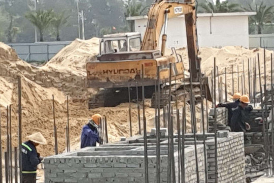 Quảng Nam: Công ty Dana Home Land thi công Khu đô thị số 6 khi chưa có giấy phép xây dựng?