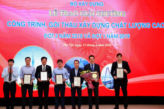Tổ hợp khách sạn Sheraton Grand Đà Nẵng Resort đạt huy chương vàng giải “Công trình xây dựng chất lượng cao năm 2018”