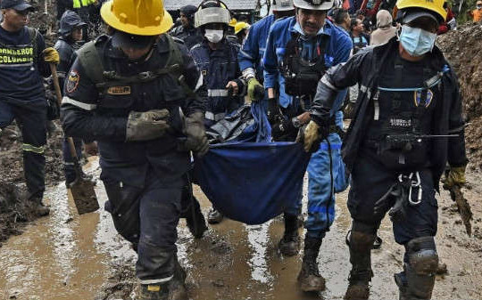 Số người chết do sạt lở đất ở Colombia tăng lên 28 người