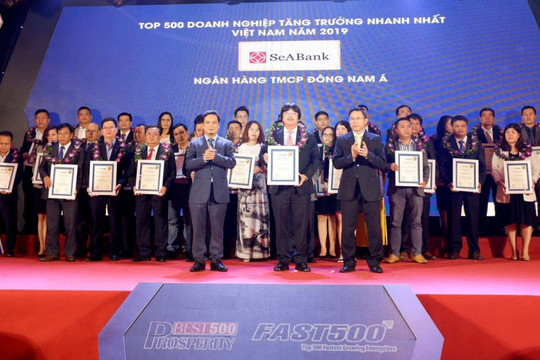 SEABANK lọt Top 500 doanh nghiệp tăng trưởng nhanh nhất Việt Nam
