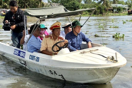 Hậu Giang: Kiểm tra, giám sát tình hình nguồn nước sông Cái nước đục