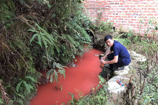 Lạng Sơn: Xưởng chế biến chân gà, chân lợn xả thải ra môi trường bị tạm dừng hoạt động