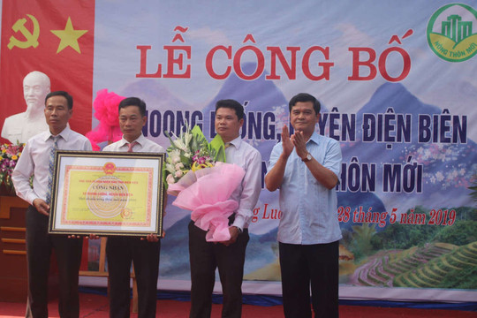 Điện Biên: Công bố xã Noong Luống đạt chuẩn nông thôn mới