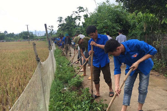 Sông Mã – Sơn La: Ra quân Chiến dịch Thanh niên tình nguyện hè và Hưởng ứng Ngày Môi trường Thế giới 2019