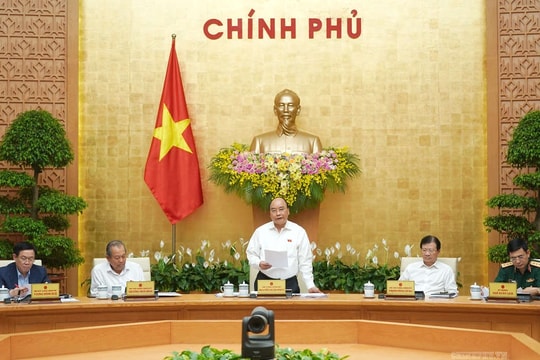 Nghị quyết phiên họp Chính phủ thường kỳ tháng 5/2019