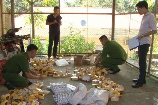 Lạng Sơn: Bắt giữ hàng nghìn lọ thuốc bảo vệ thực vật không được phép sử dụng ở Việt Nam