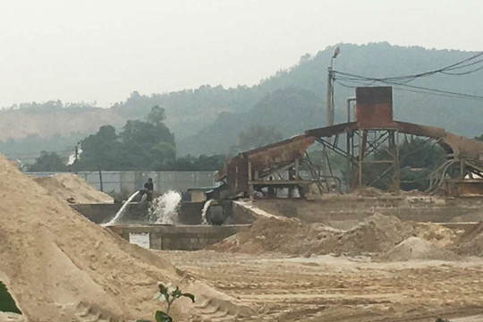 Quảng Ninh: Xóa bỏ tất cả các bến, bãi tập kết cát, sỏi trái phép trên địa bàn trước ngày 31/7/2019