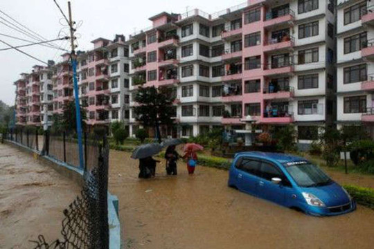 Lũ lụt ở Nepal: 55 người thiệt mạng, hàng ngàn người sơ tán