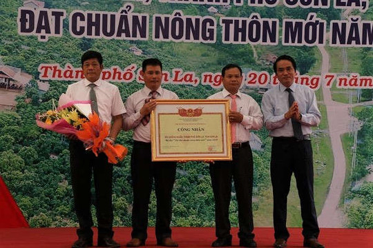 Thành phố Sơn La công nhận xã cuối cùng đạt chuẩn NTM
